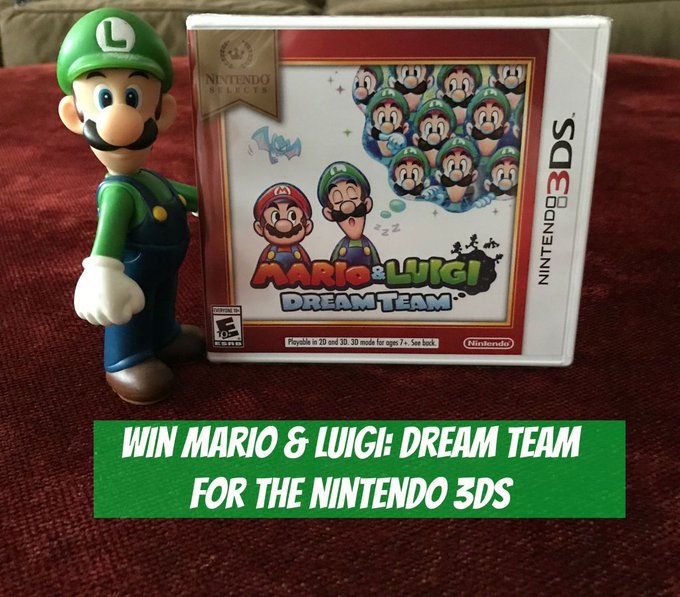 Win Mario & Luigi Dream Team for the Nintendo 3DS Win Mario & Luigi Dream Team for the Nintendo 3DS