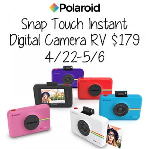 Polaroid Snap Touch Instant Camera Giveaway Polaroid Snap Touch Instant Camera Giveaway