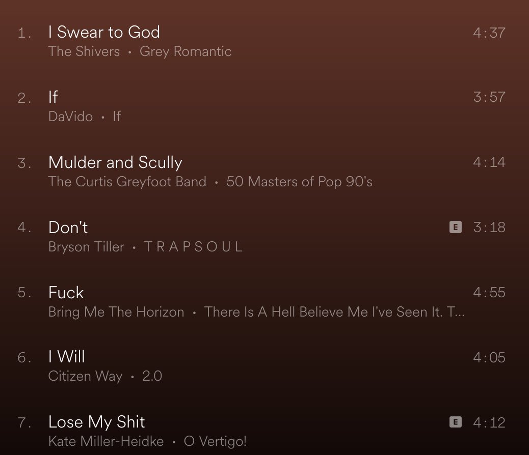 This is the best playlist ever. 
(Credit to the genius on tumblr who made it.) https://t.co/oihK3FOMNZ