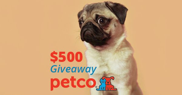 $500 Petco Giveaway $500 Petco Giveaway