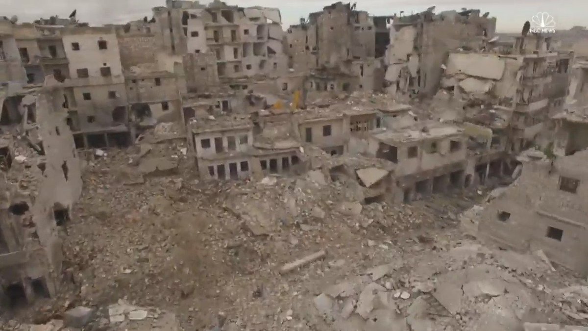 RT @TODAYshow: WATCH: Aleppo drone footage reveals full extent of destruction https://t.co/f60SvVpISZ https://t.co/BjAzYW5vcP