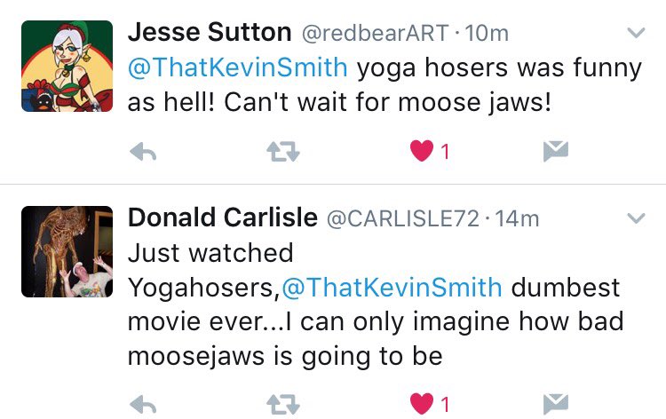Warning: Watching @YogaHosers may lead to #MooseJaws anticipation or trepidation... https://t.co/JcORKCcVPT