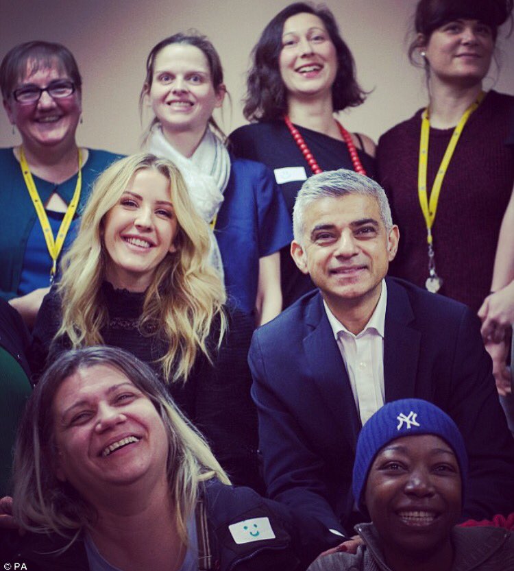 Had a great time at the brilliant  @MarylebonePrjct with @SadiqKhan #tacklinghomelessness ❤️ https://t.co/hZ5rKvLhZt