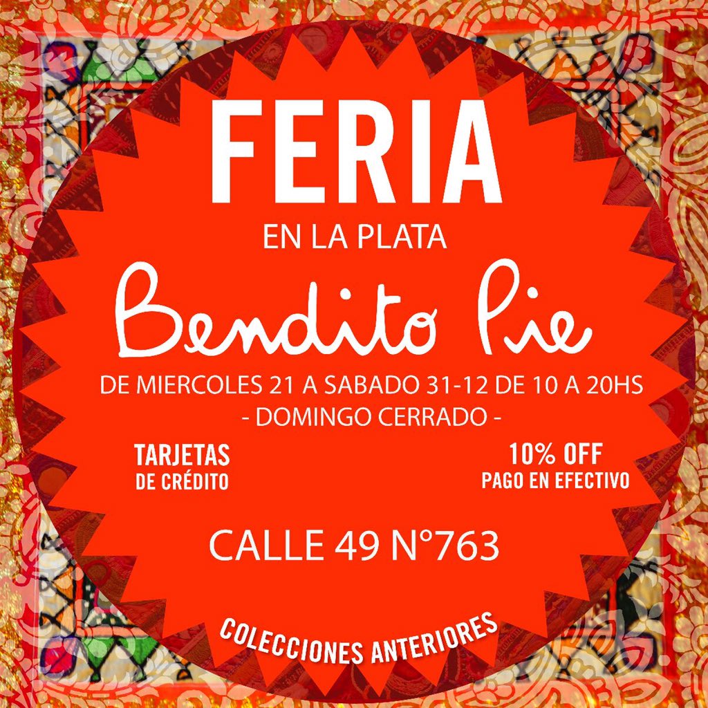 Chicas ❕ Yo no me la perdería ????????????????❕#Feria @BenditoPie https://t.co/4xLoh12uo4