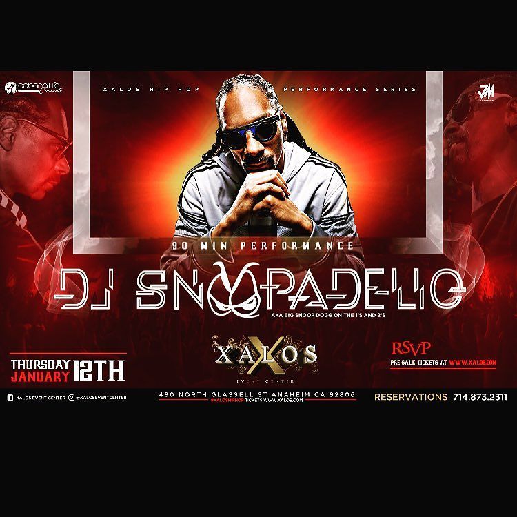 DJ SNOOPADELIC x ORANGE COUNTY x 1.12.16 x !????????????@psmgkilla x ????????????????????????????????????????????????
@xaloseventcenter… https://t.co/i9BnjJUF6s https://t.co/dtsBDc2Lul