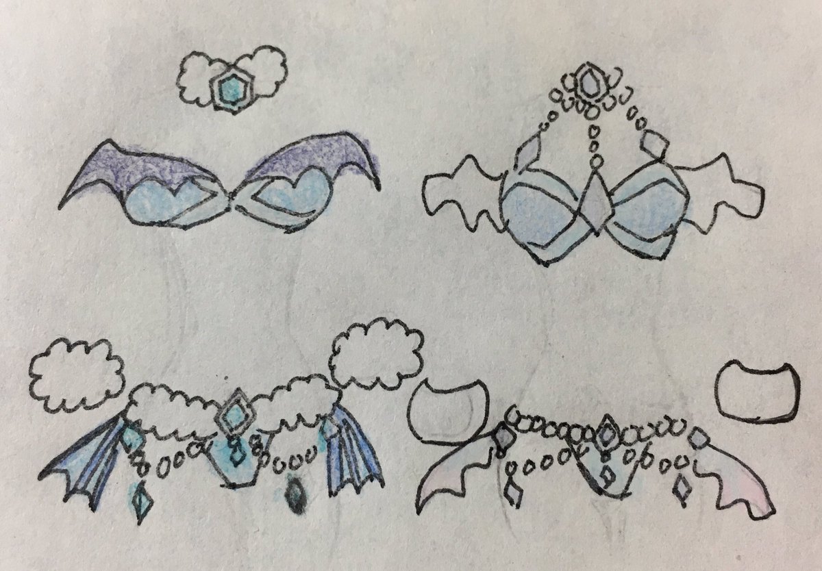 星3メロウとセイレン風下着(水着でも)を描いてみました。 #オレカバトル #オレカ 星3メロウとセイレン風下着(水着でも)を描いてみました。 #オレカバトル #オレカ