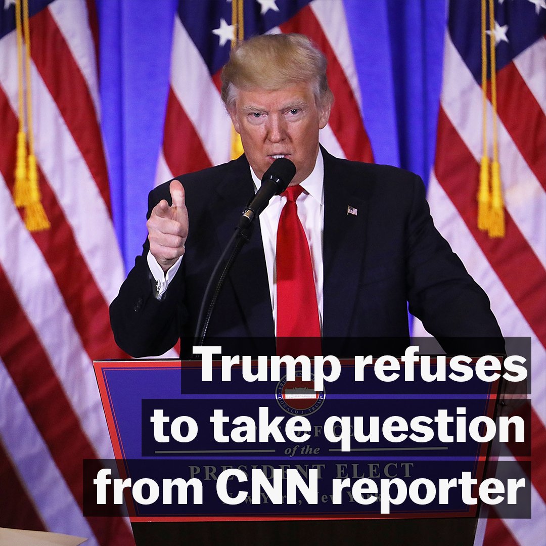 RT @voxdotcom: Trump, at his press conference, to a CNN reporter: 