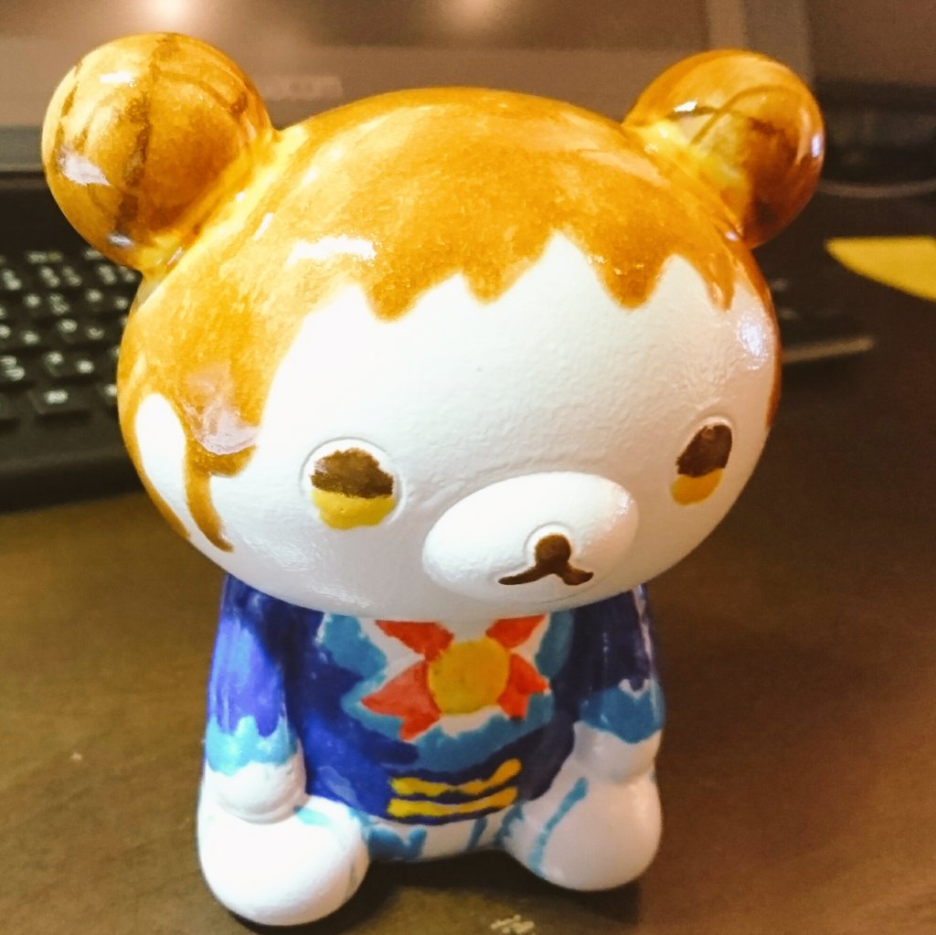 アイカツ!オタクなので、観光地によくある絵付けでおとめを作ったよ!おとめックマ #aikatsu アイカツ!オタクなので、観光地によくある絵付けでおとめを作ったよ!おとめックマ #aikatsu