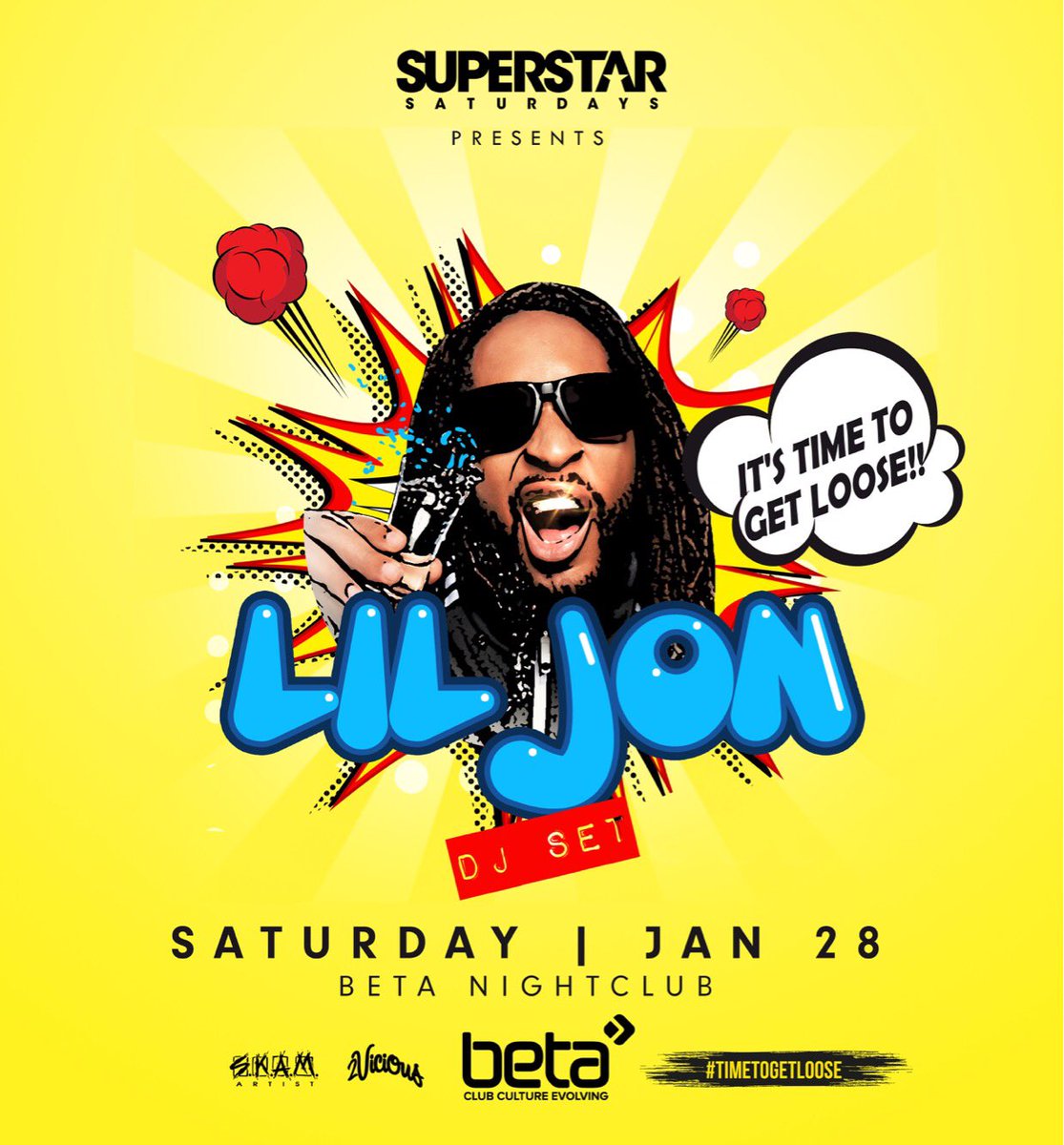 RT @BetaNightclub: The Return Of The King. @LilJon is back for a DJ set #SuperstarSaturdays 1/28! https://t.co/zEt3CadYCe