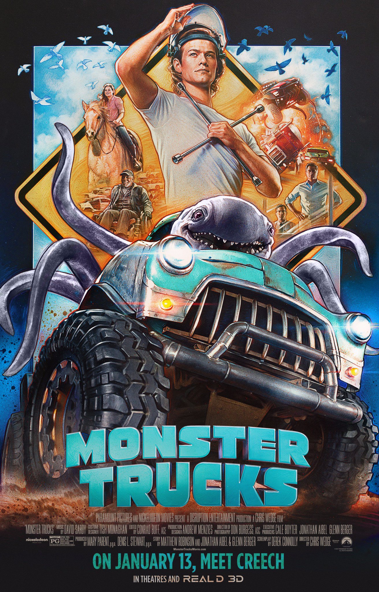 Monster Trucks (2017) Izle Monster Trucks (2017) Izle