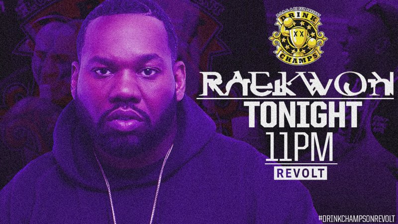 Watch @Drinkchamps TONIGHT 11PM on @RevoltTV!!!!! Featuring the Chef @Raekwon @noreaga https://t.co/wmunvxmkWe