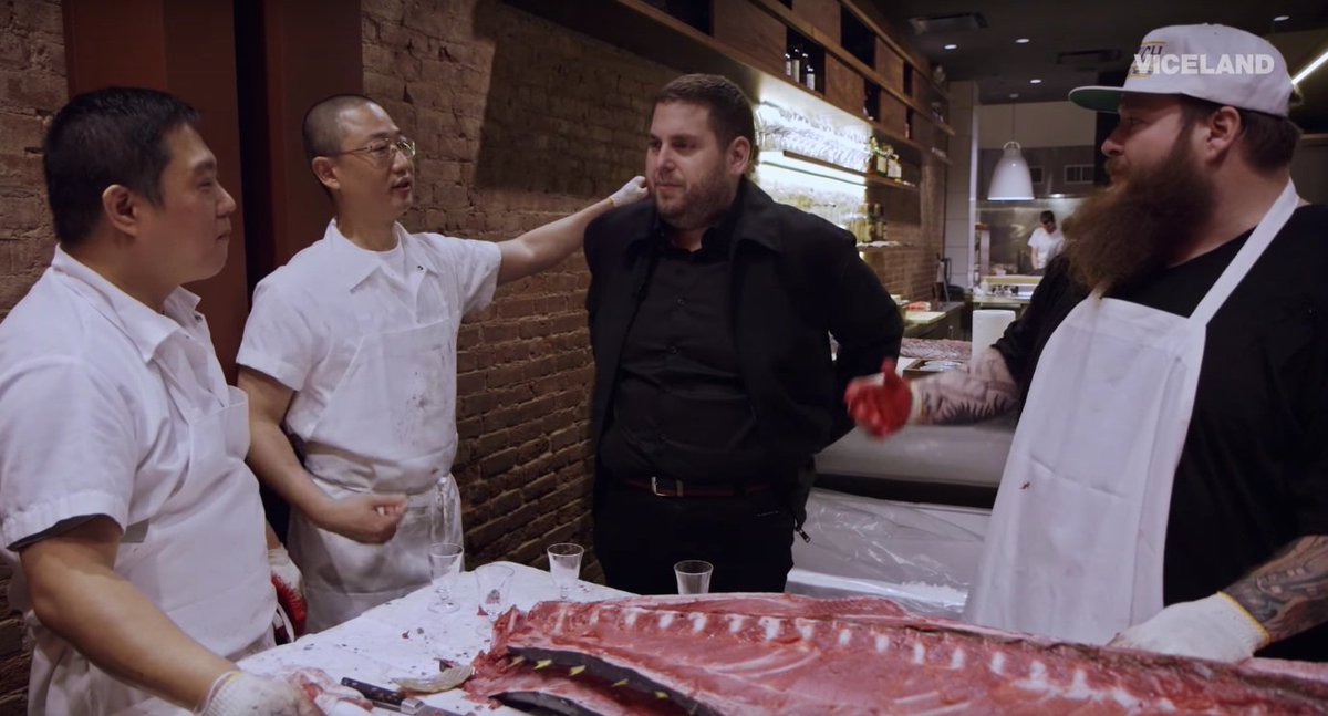 RT @stereogum: Watch @ActionBronson & @JonahHill butcher an enormous tuna https://t.co/Shf07OevlG https://t.co/Up8hjOiKt2