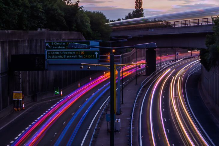 RT @hitRECord: 'Creativ-Eye' snapped this gorgeous shot of a colorful highway — https://t.co/359Bs56m5h https://t.co/KAQs8acgp4