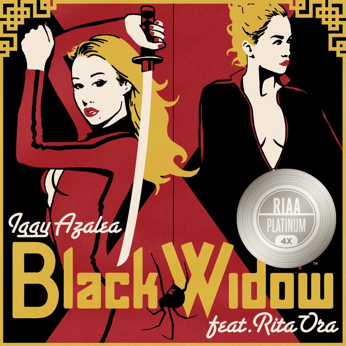 Ahh! 'Black Widow' just went 4x Platinum!!! ???? https://t.co/CFt9gtH2Rt