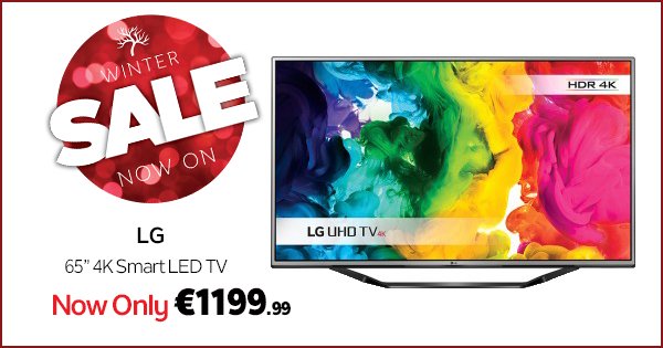 Open your eyes to the future standard of picture quality with LG! https://t.co/lyl9ENrjR6  #WinterSale https://t.co/W7mnkBDotk