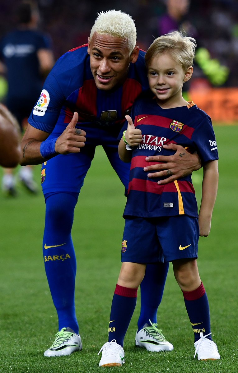 Fcb escola, barcelona's academy, now includes: neymar's son lionel