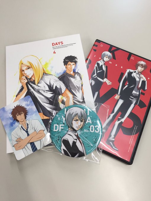 明日1月18日はTVアニメ「DAYS 」Blu-ray&DVD第4巻の発売日!ジャケットは風間&水樹、缶 明日1月18日はTVアニメ「DAYS 」Blu-ray&DVD第4巻の発売日!ジャケットは風間&水樹、缶