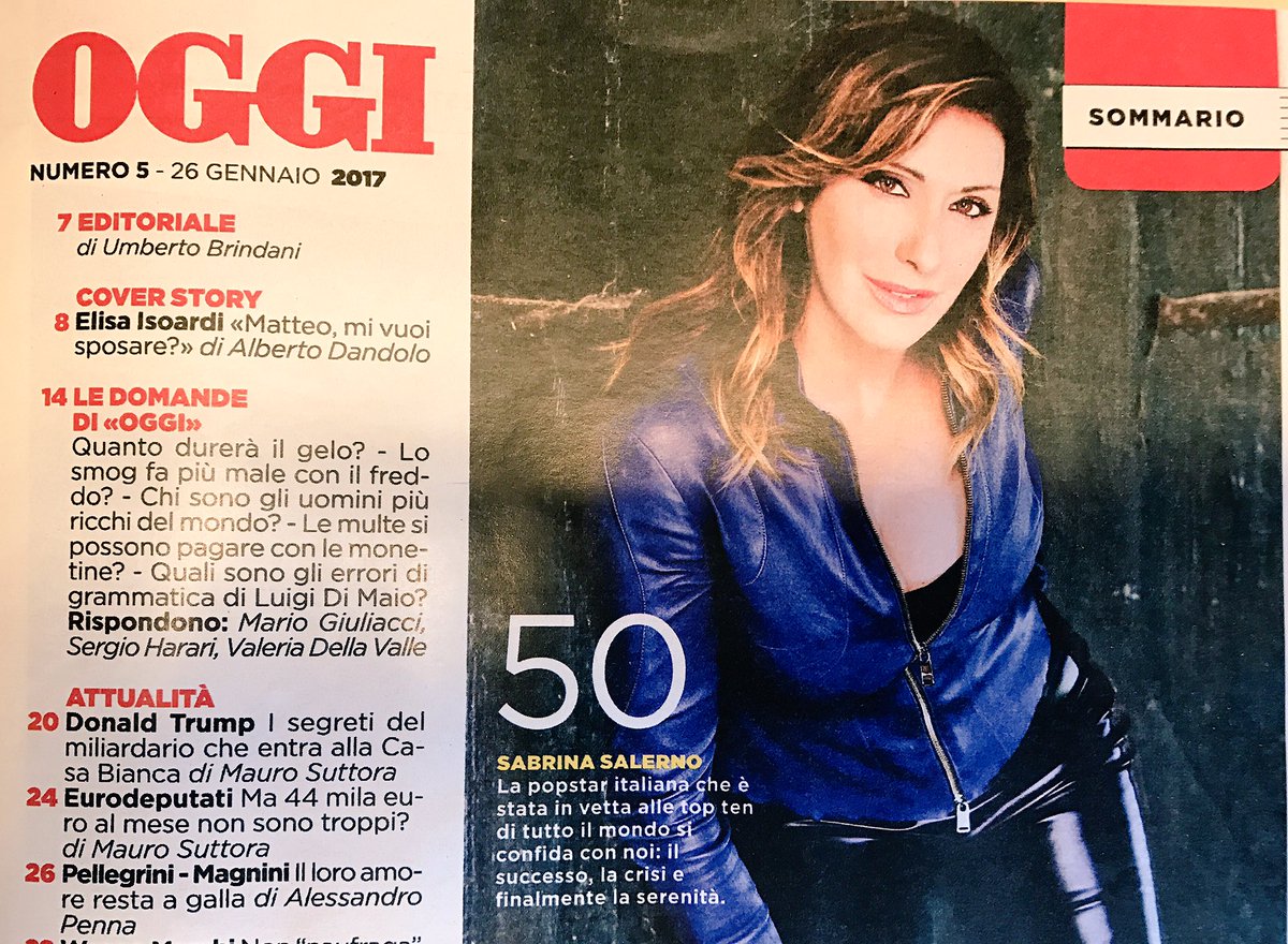 #interview #italianmagazine @OGGI_online #mylife #myjob #myfamily #mymusic #followme https://t.co/uu2P5qqBgn https://t.co/P1ETx399vD