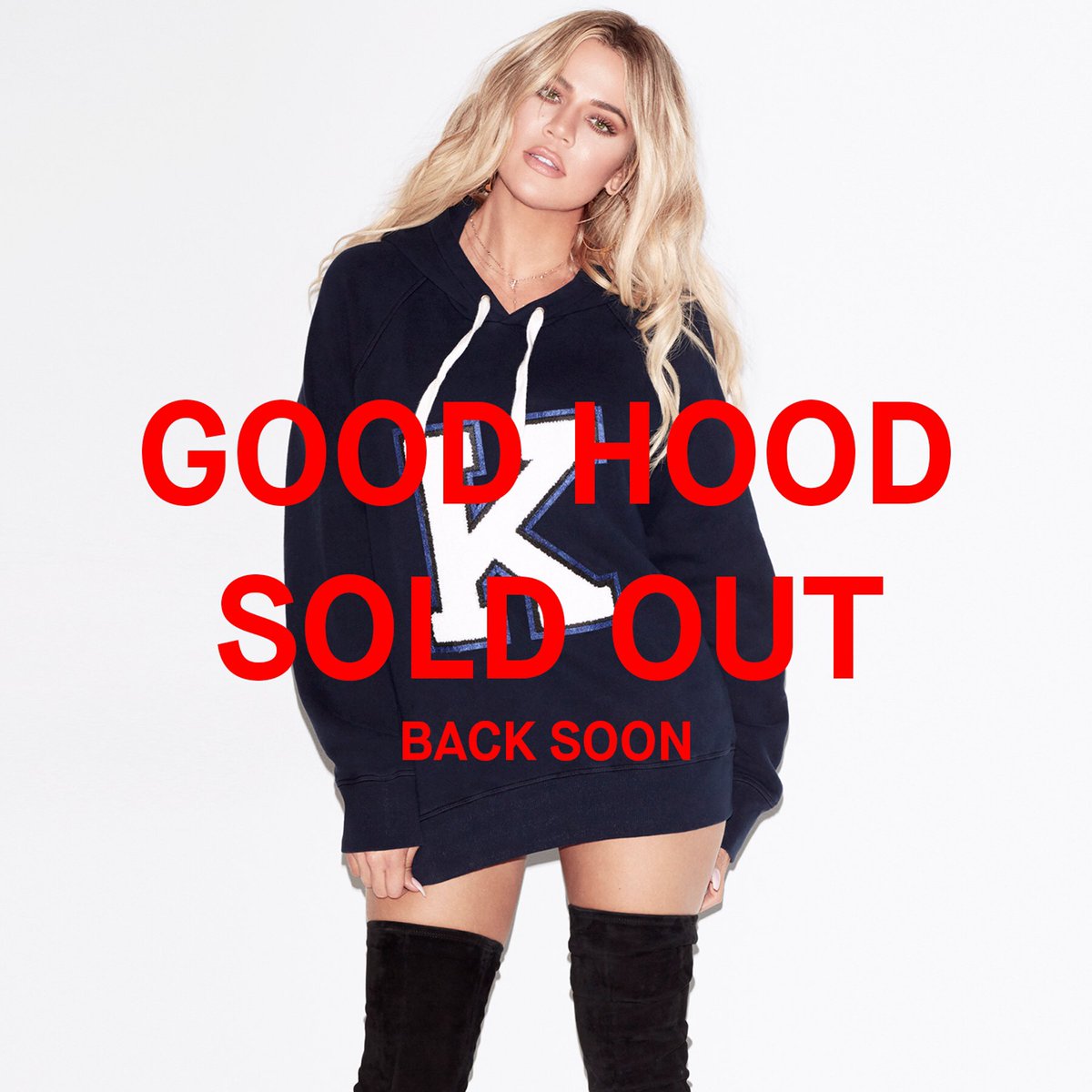 You guys!!!!! My @goodamerican Letter Hoodie has COMPLETELY sold out!! https://t.co/fYrea0up35