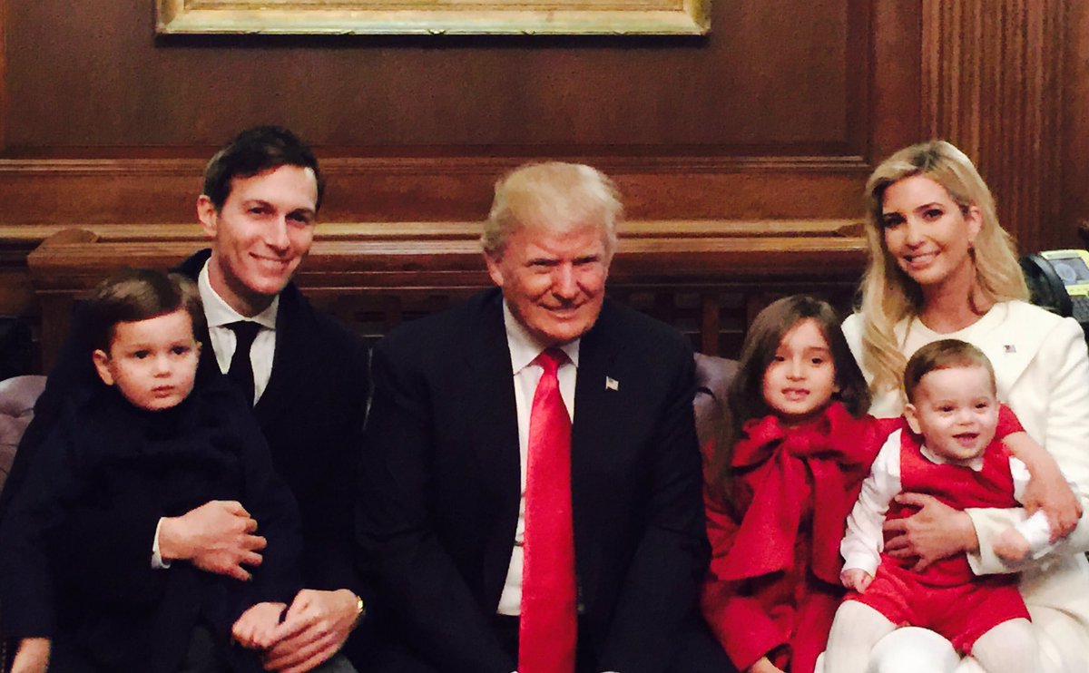 Family photo moments after my father @realDonaldTrump was sworn in as the 45th President of the United States. https://t.co/hpLsTVwgXM