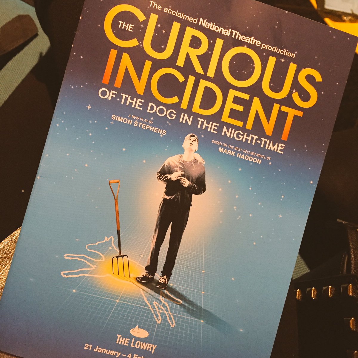 At @The_Lowry getting ready to watch #TheCuriousIncident ????????❤ https://t.co/x2HGlli4j9