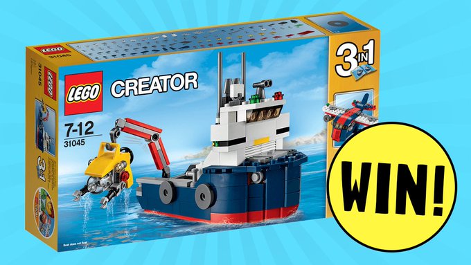 Win a LEGO Creator Ocean Explorer set with Sean's Ships! Win a LEGO Creator Ocean Explorer set with Sean's Ships!