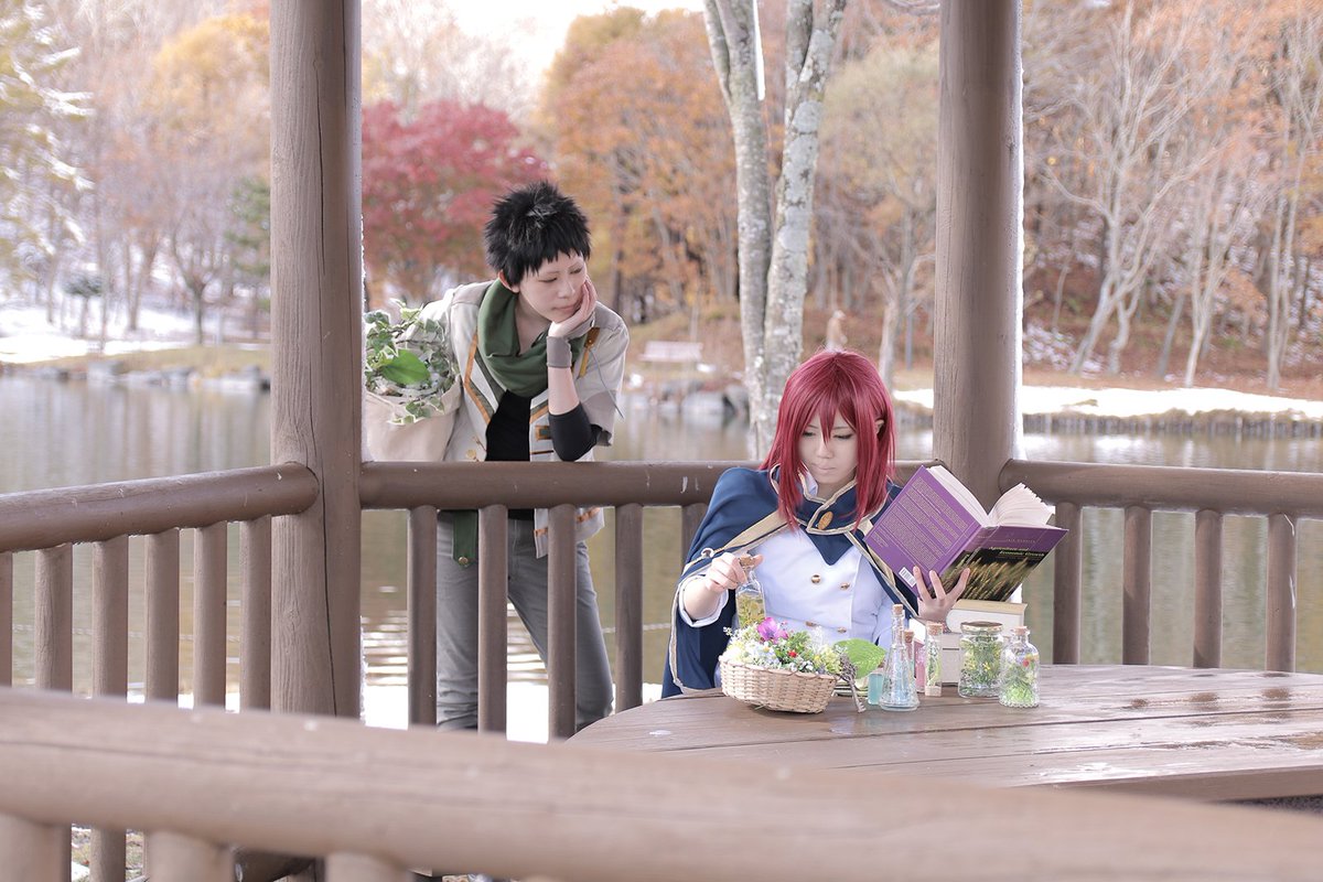 【コスプレ/赤髪の白雪姫】白雪:みくるさん(@081mikuru )オビ:ゆーたphoto/小道具:らいびさん( ) 【コスプレ/赤髪の白雪姫】白雪:みくるさん(@081mikuru )オビ:ゆーたphoto/小道具:らいびさん( )
