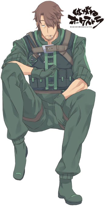【キャラクター紹介】 レイヴン32歳。185㎝ 80㎏ CV:宮健一ある集落で士官としてエリート街道を歩んでいたが、兵を 【キャラクター紹介】 レイヴン32歳。185㎝ 80㎏ CV:宮健一ある集落で士官としてエリート街道を歩んでいたが、兵を