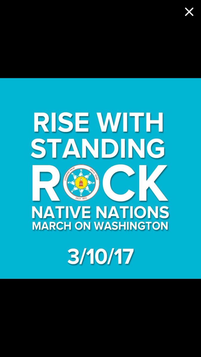 rise. stand. rock. march! see you there! #repost @markruffalo #standwithstandingrock #NoDAPL #NoKXL https://t.co/Xdnn0Nb0e7