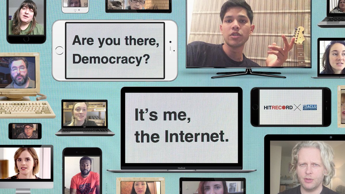 In partnership w/ the fine folks @ACLU, we made this video all about the future of democracy.. https://t.co/otAulOJzwY