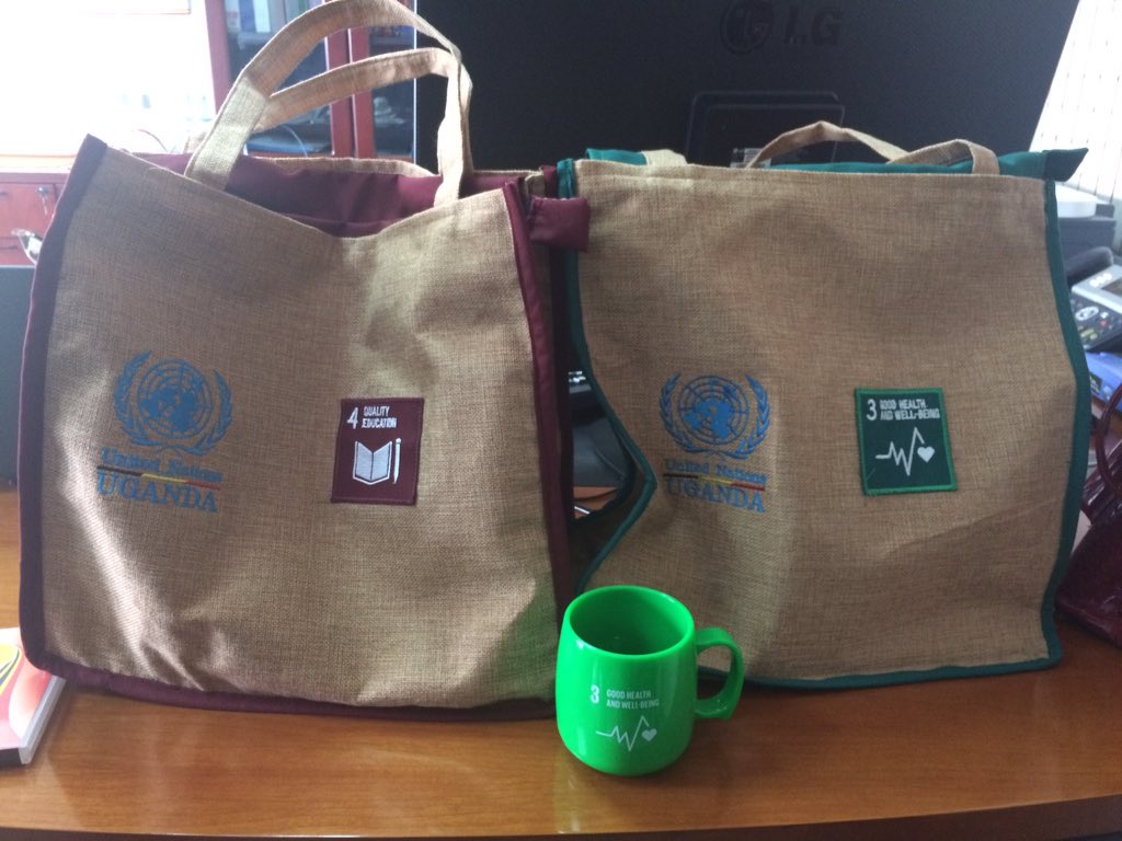 RT @connectWPDI: Behold these beautiful @GlobalGoalsUN bags handmade in #Uganda #SDGs @UNinUganda https://t.co/BA9niRh0nL