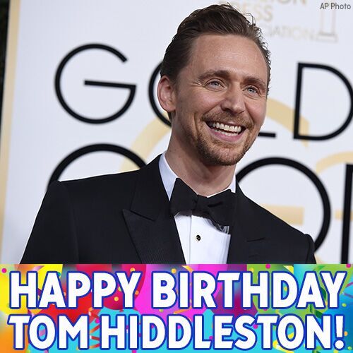 Tom Hiddleston's Birthday Celebration HappyBday.to