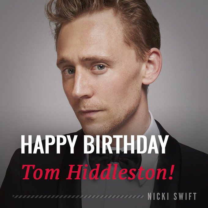 Tom Hiddleston's Birthday Celebration HappyBday.to