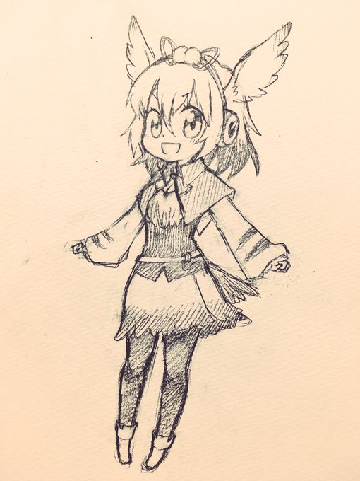 けものフレンズ見始めたからカワラバトのフレンズ描いたよ!たーのしー!! けものフレンズ見始めたからカワラバトのフレンズ描いたよ!たーのしー!!