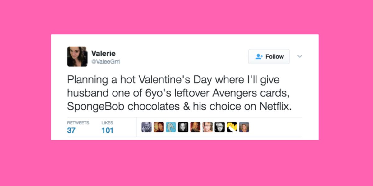 RT @HuffPostParents: 35 tweets that sum up Valentine's Day for parents https://t.co/nsqYrVkgYt https://t.co/vANhBcUccS