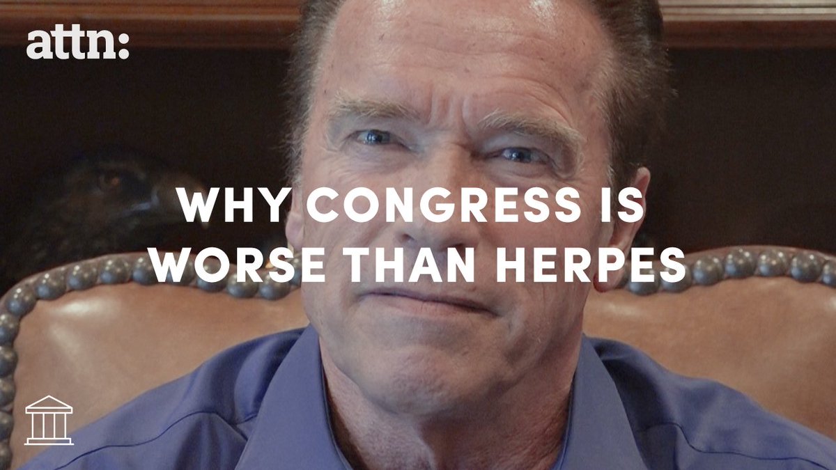 RT @attn: Our Congress is less popular than herpes. -- @Schwarzenegger https://t.co/B6J3H9MugT