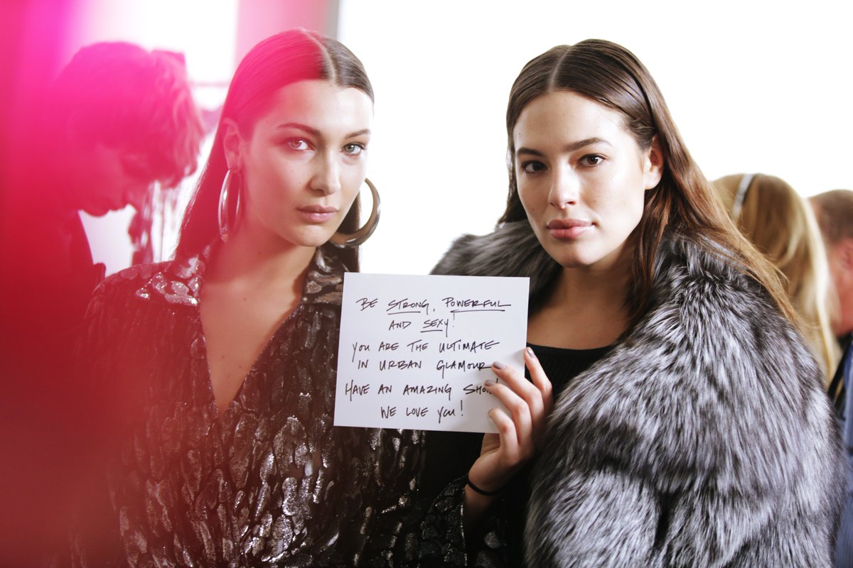 RT @MichaelKors: Morning motivation with @BellaHadid and @TheAshleyGraham. #AllAccessKors #NYFW https://t.co/BWOZXvOj2m