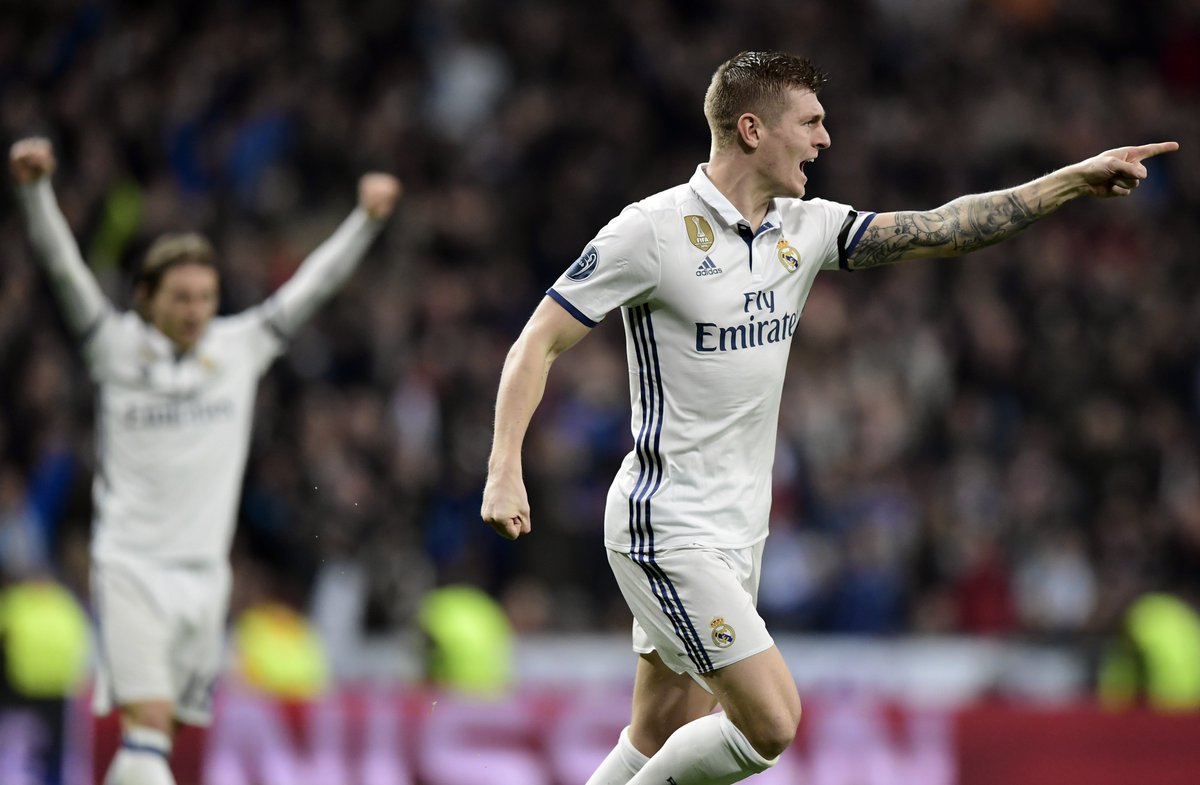 Image result for real madrid goal toni kroos