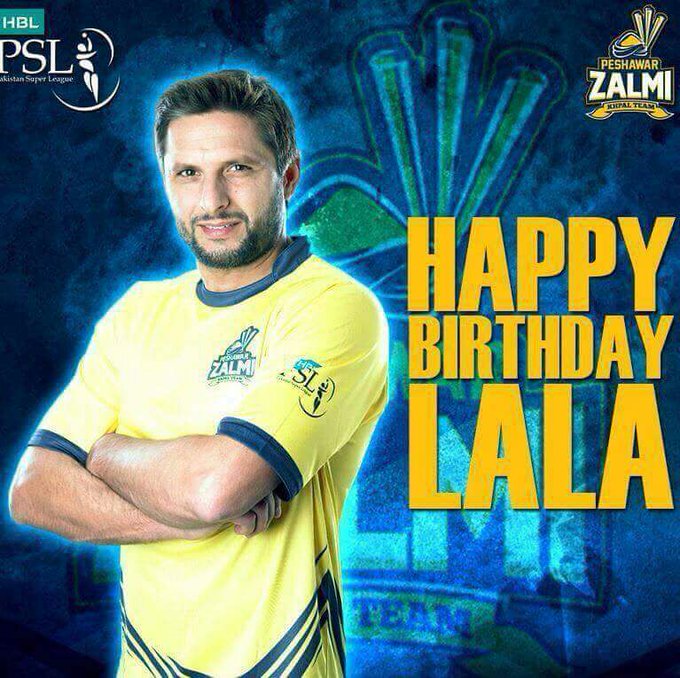 Shahid Afridi’s Birthday Celebration | HappyBday.to