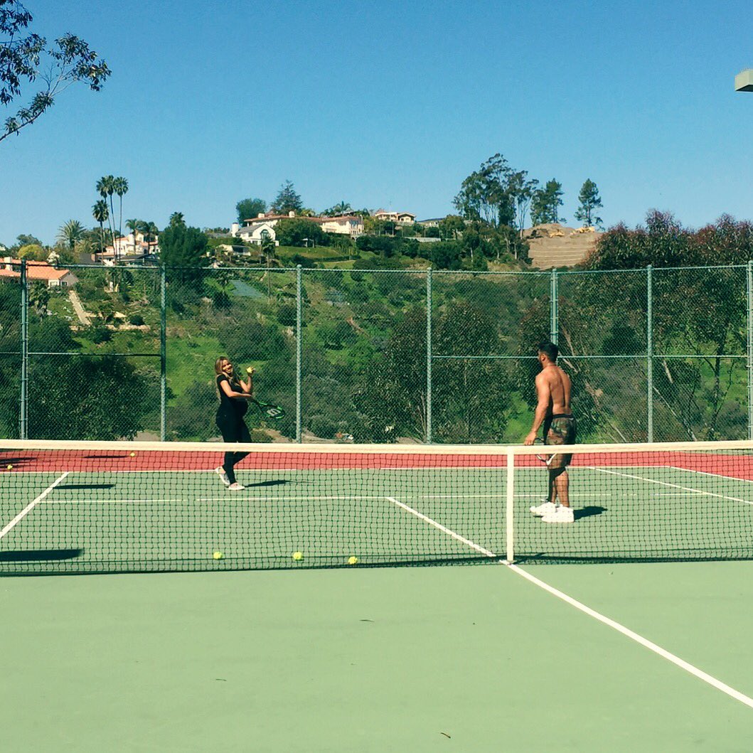 Good Ol Game Of Tennis With My Coach ???? https://t.co/FUVDIiUBDg