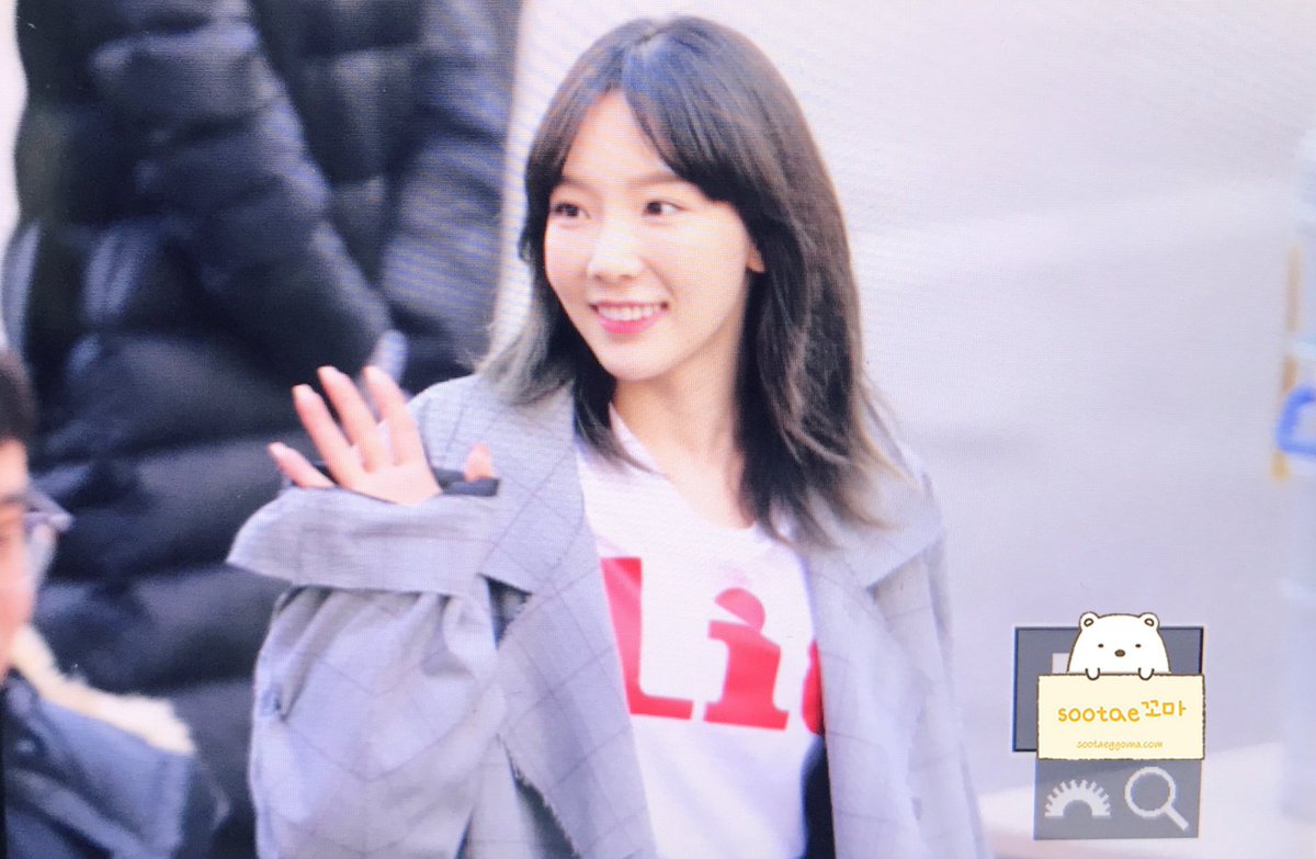 태연 TAEYEON FINE 소녀시대 출근 뮤직뱅크 멜론 sootaeggoma