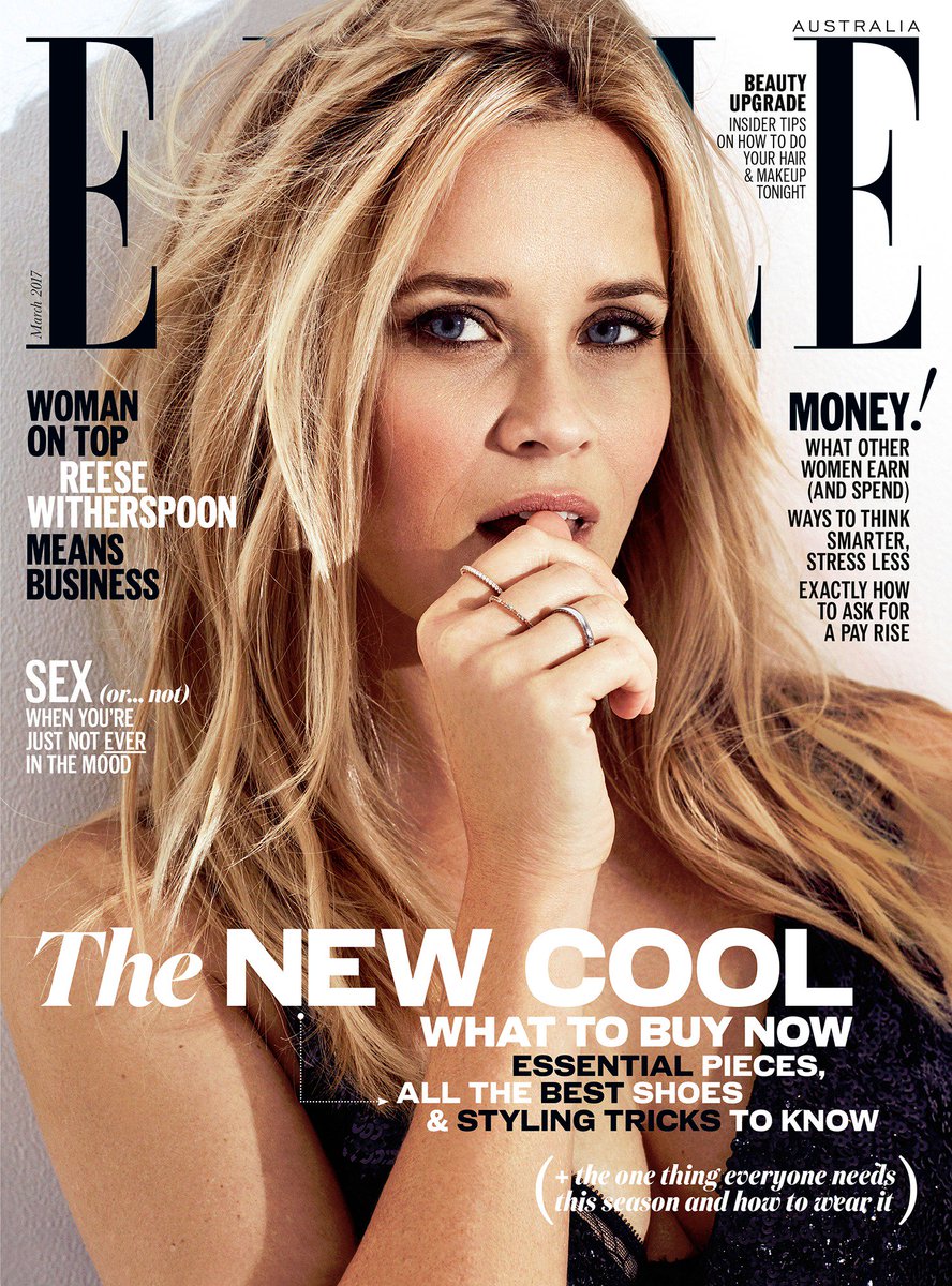 RT @ELLEaus: Our #MarchELLE issue, featuring the tenacious (and totally hilarious) @RWitherspoon, is on sale now! https://t.co/LevhF5Wo7g