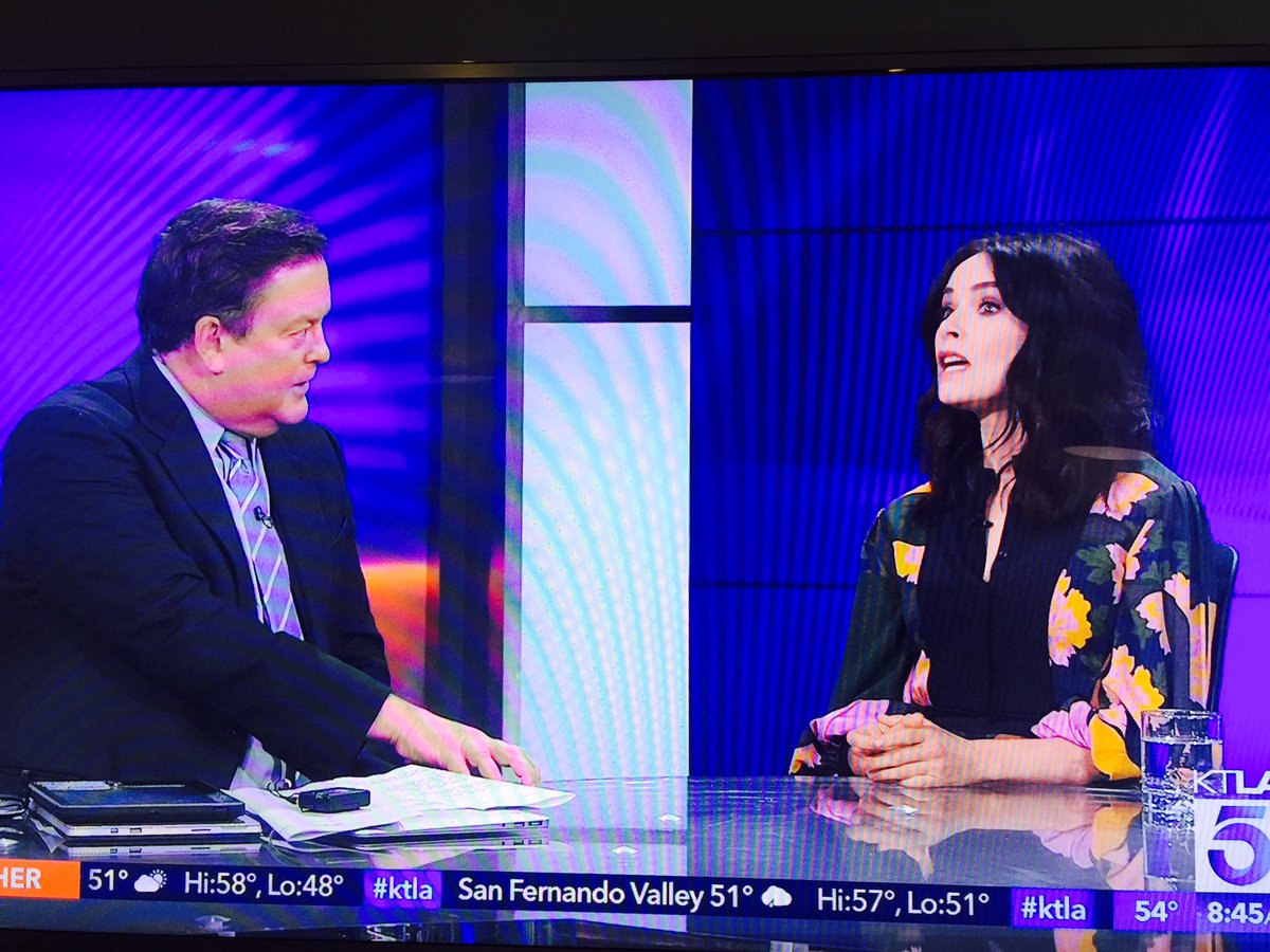 The stakes were HIGH this morning on @KTLAMorningNews Sam was GRILLING me about @NBCTimeless ????#Timeless https://t.co/HY7F2XVU1S