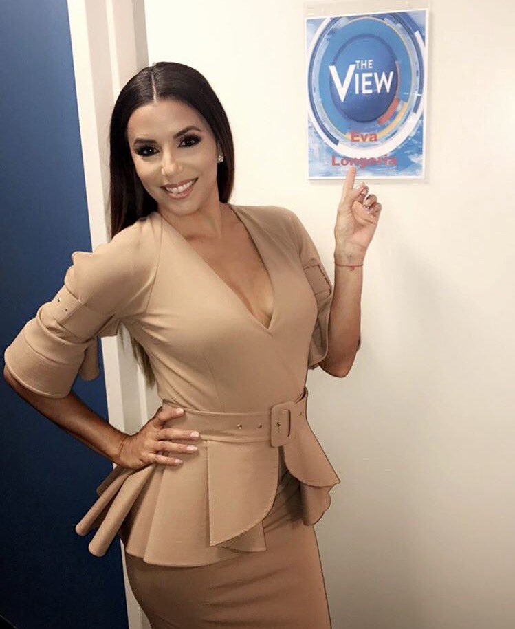 On @TheView today! Check out my Snapchat to see behind the scenes! #Loreal #Lorealistas https://t.co/0dGE6jncwX