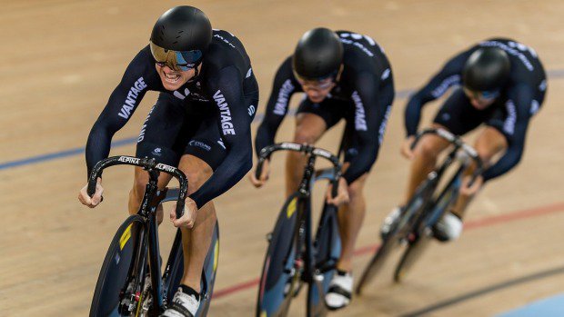 New Zealand men's sprint team overcome Germany in gold medal ride