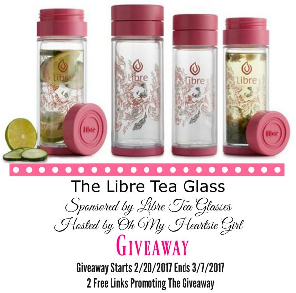 Libre Tea Glass #Giveaway Ends 3/7 Libre Tea Glass #Giveaway Ends 3/7