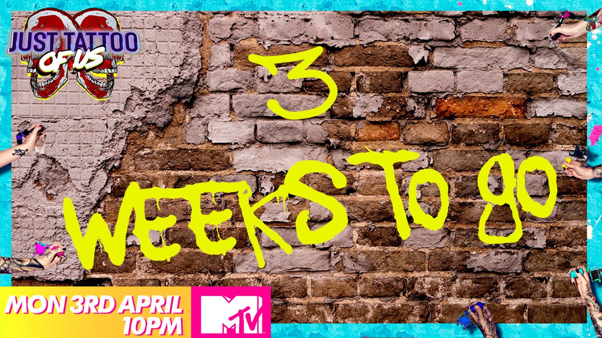 RT @justtattooofus: ARGHHH LESS THAN 3 WEEKS TO GO!!! https://t.co/4wcF7yyUmd