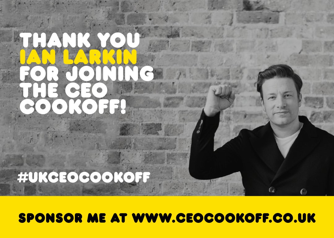 Cheers Ian Larkin @TargetGroupLtd so great to have you part of the #ukceocookoff not long now !! https://t.co/0MpKG7ktkW