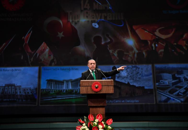 Turkey's Erdogan warns Dutch, minister floats economic sanctions