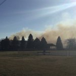 Fire crews work to put out fire at Monroe County church